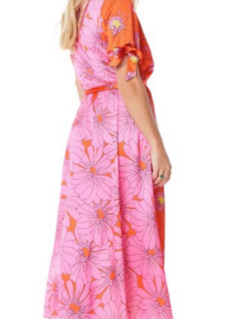 Pink & Orange Zsa Zsa Dress - Never Fully Dressed (Size 8) - Picture 2 of 5